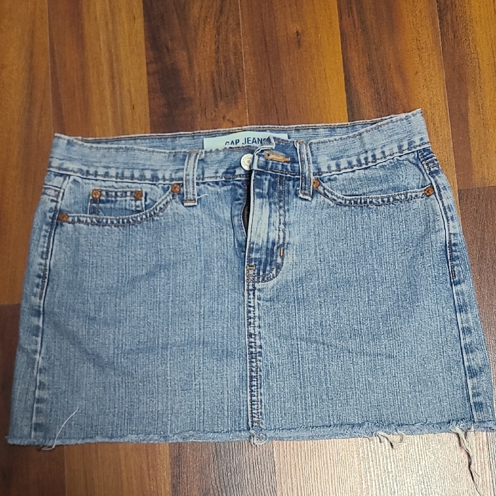 GAP Light Blue Denim Mini Skirt